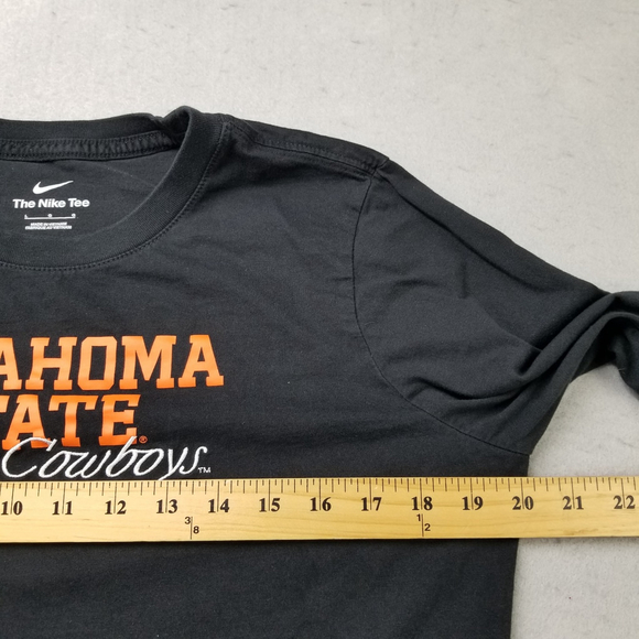 Oklahoma State Cowboys Nike OSU T-Shirt Womens Size L Black Long Sleeve - Picture 4 of 8